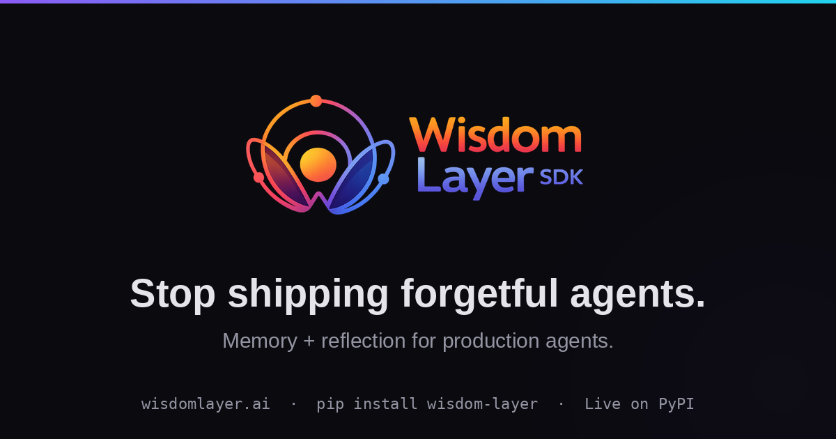 Wisdom Layer — A cognitive architecture for agents